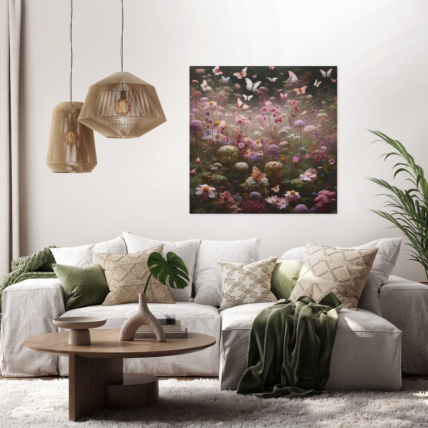 Butterfly Haven Canvas