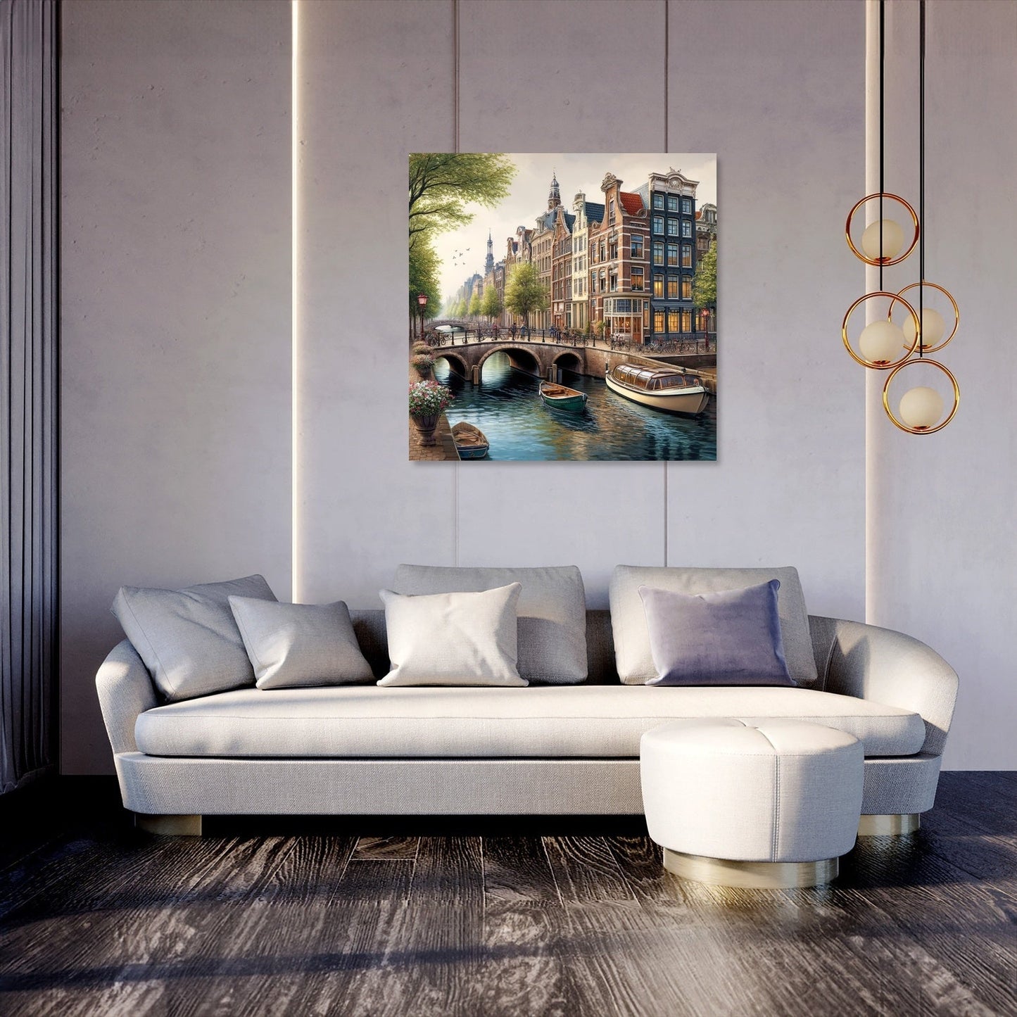 Prinsengracht Canal Canvas