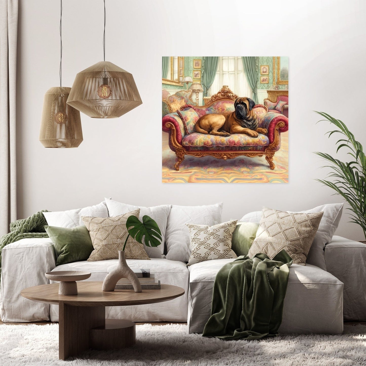 Victorian Leisure Bullmastiff Canvas
