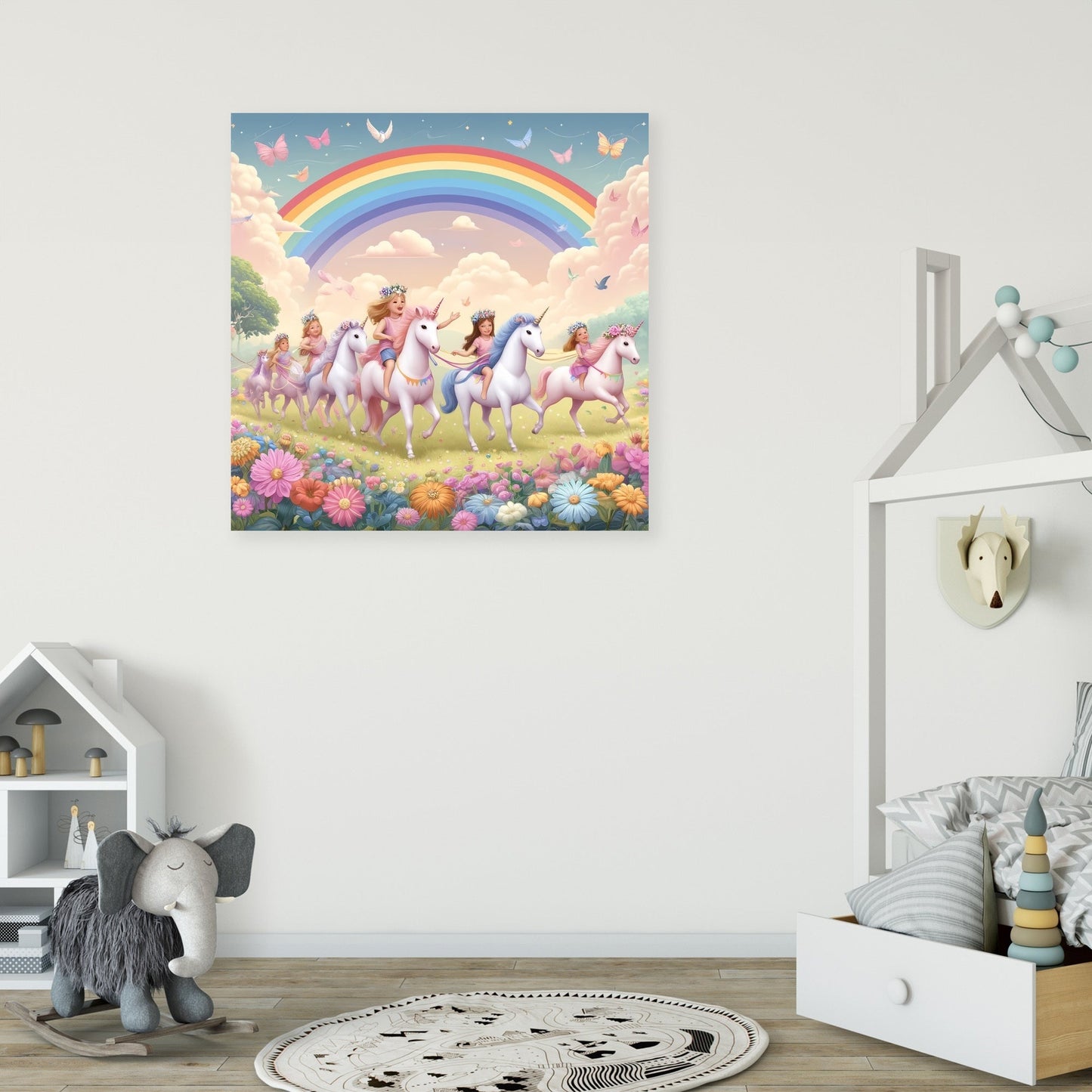 Unicorn Parade Canvas