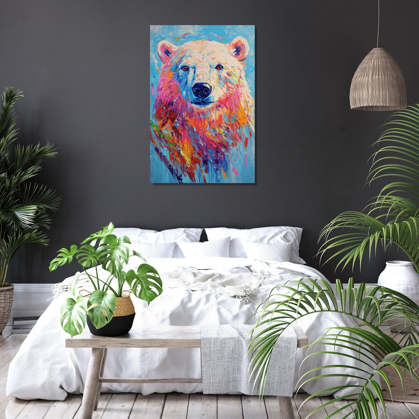Polar Bear Symphony Canvas