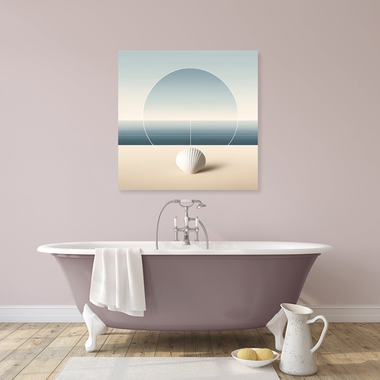 Minimalist Tide Canvas