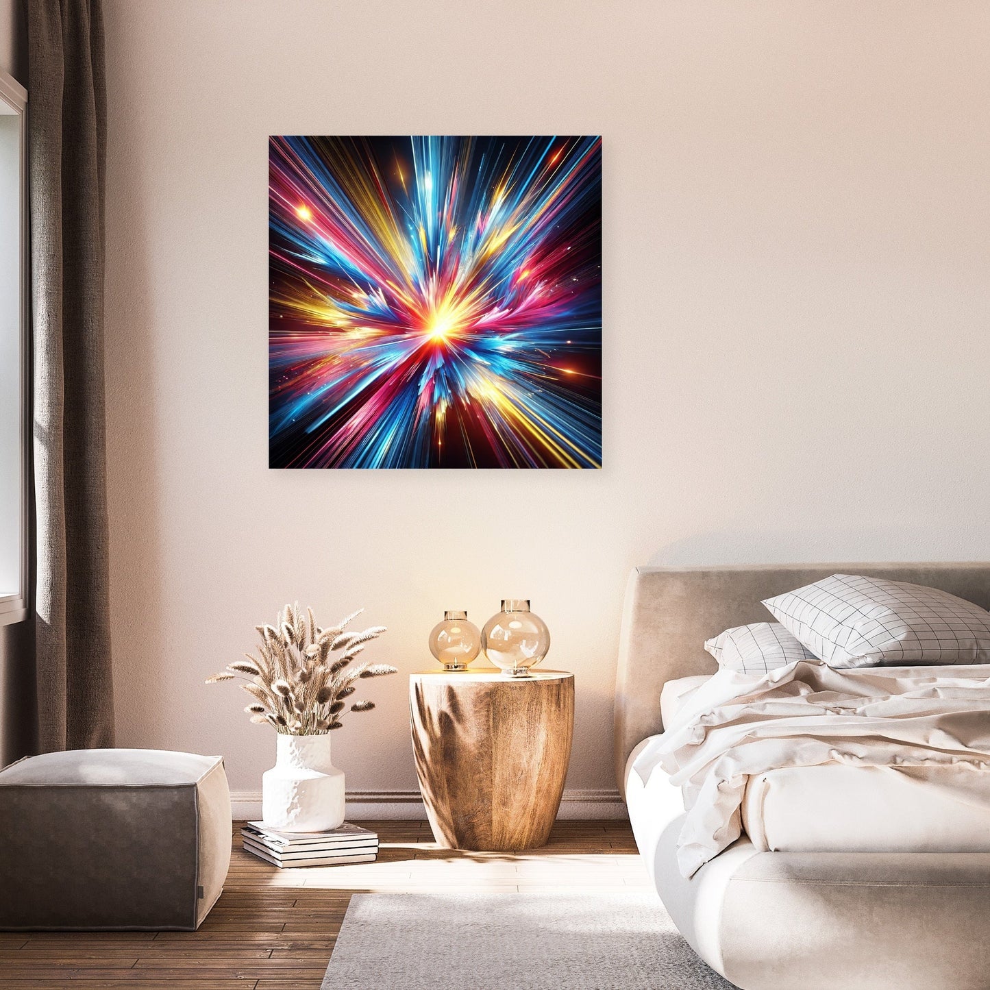 Light Explosion Burst Canvas