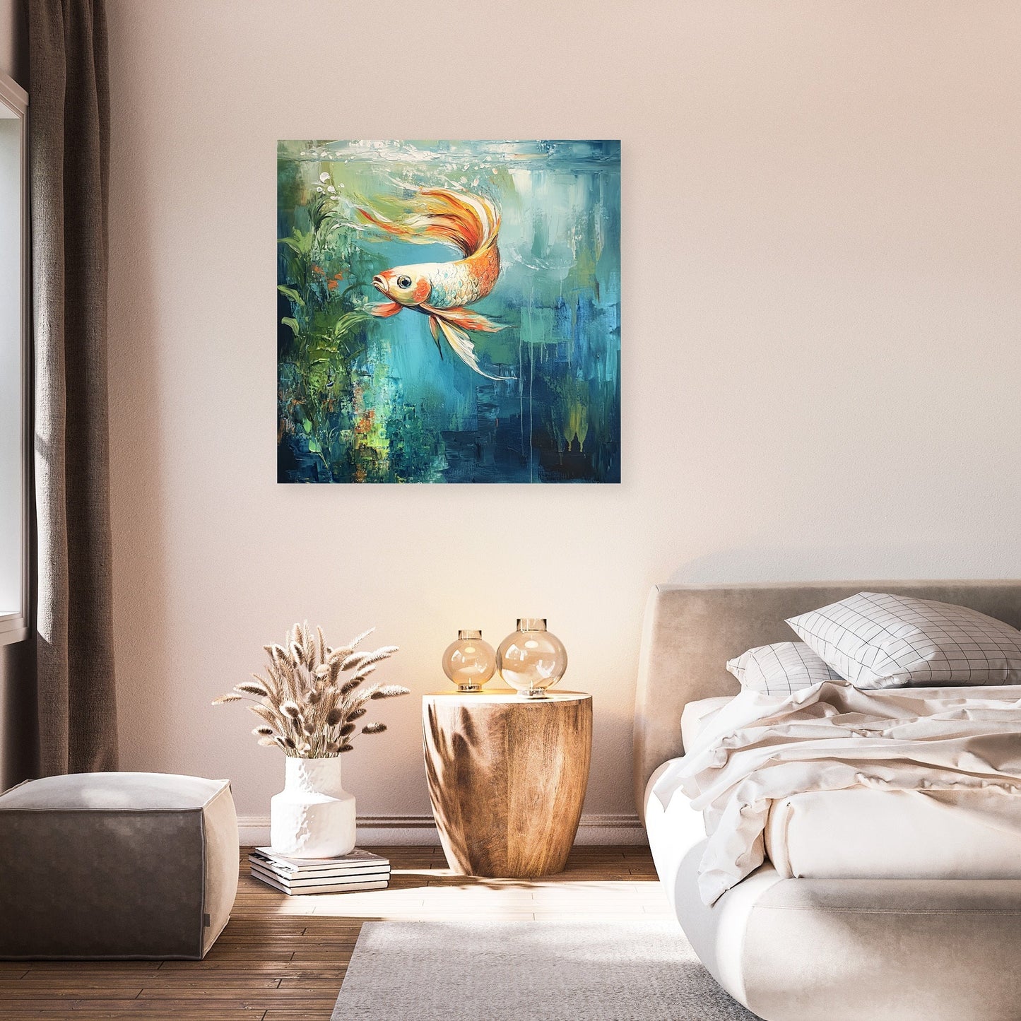 Graceful Currents Canvas
