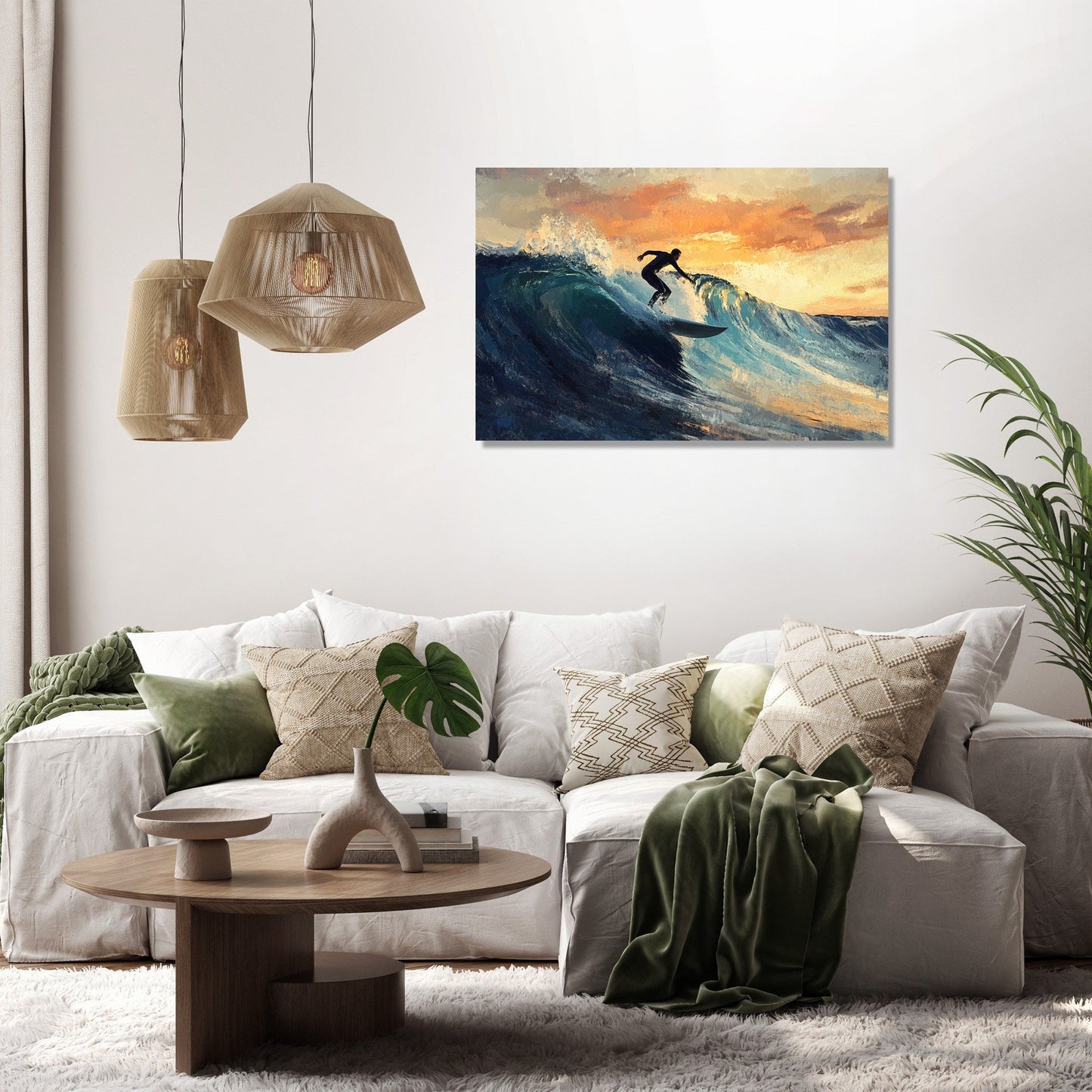 Twilight Surf Canvas