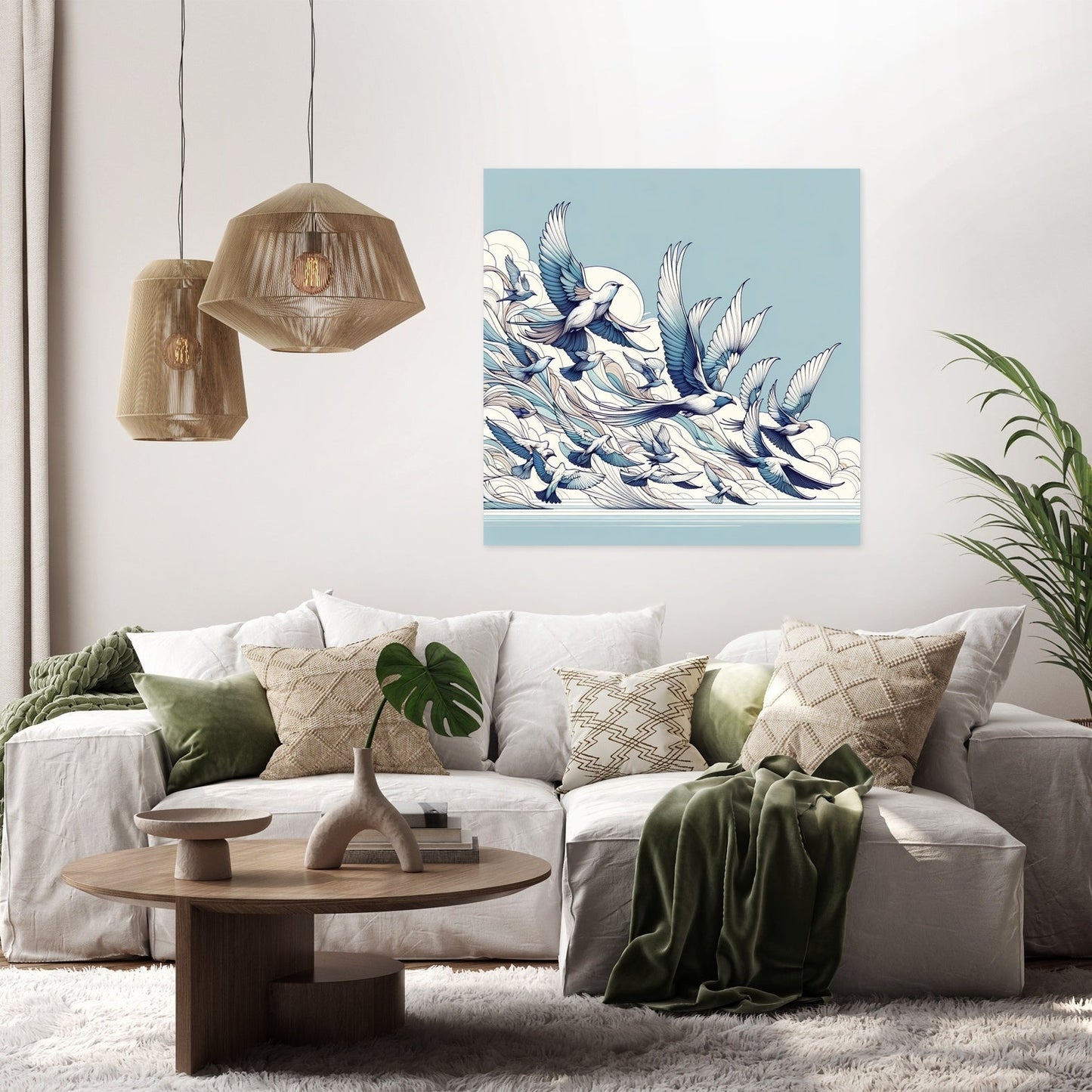 Avian Elegance Canvas