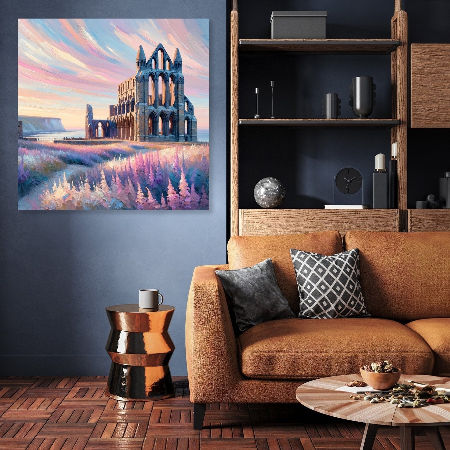 Whitby Abbey Sunrise Canvas