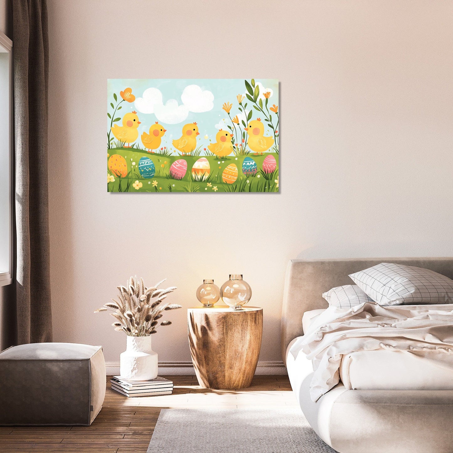 Chick Parade Meadow Canvas