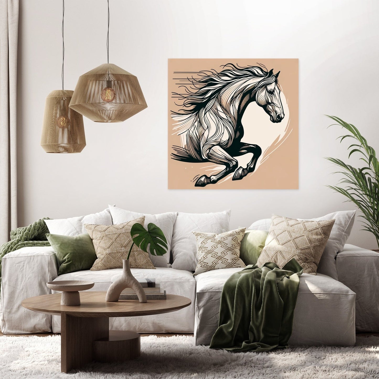 Galloping Grace Canvas