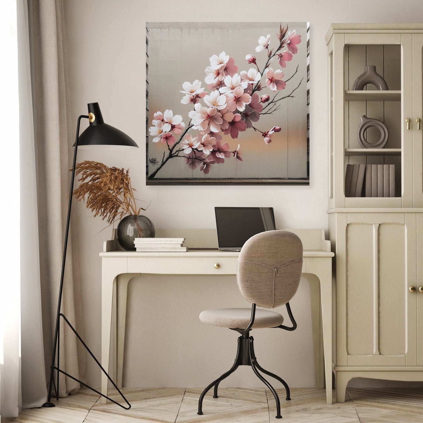Cherry Blossom Elegance Canvas