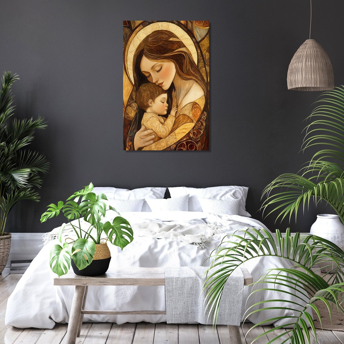 Maternal Serenity Canvas