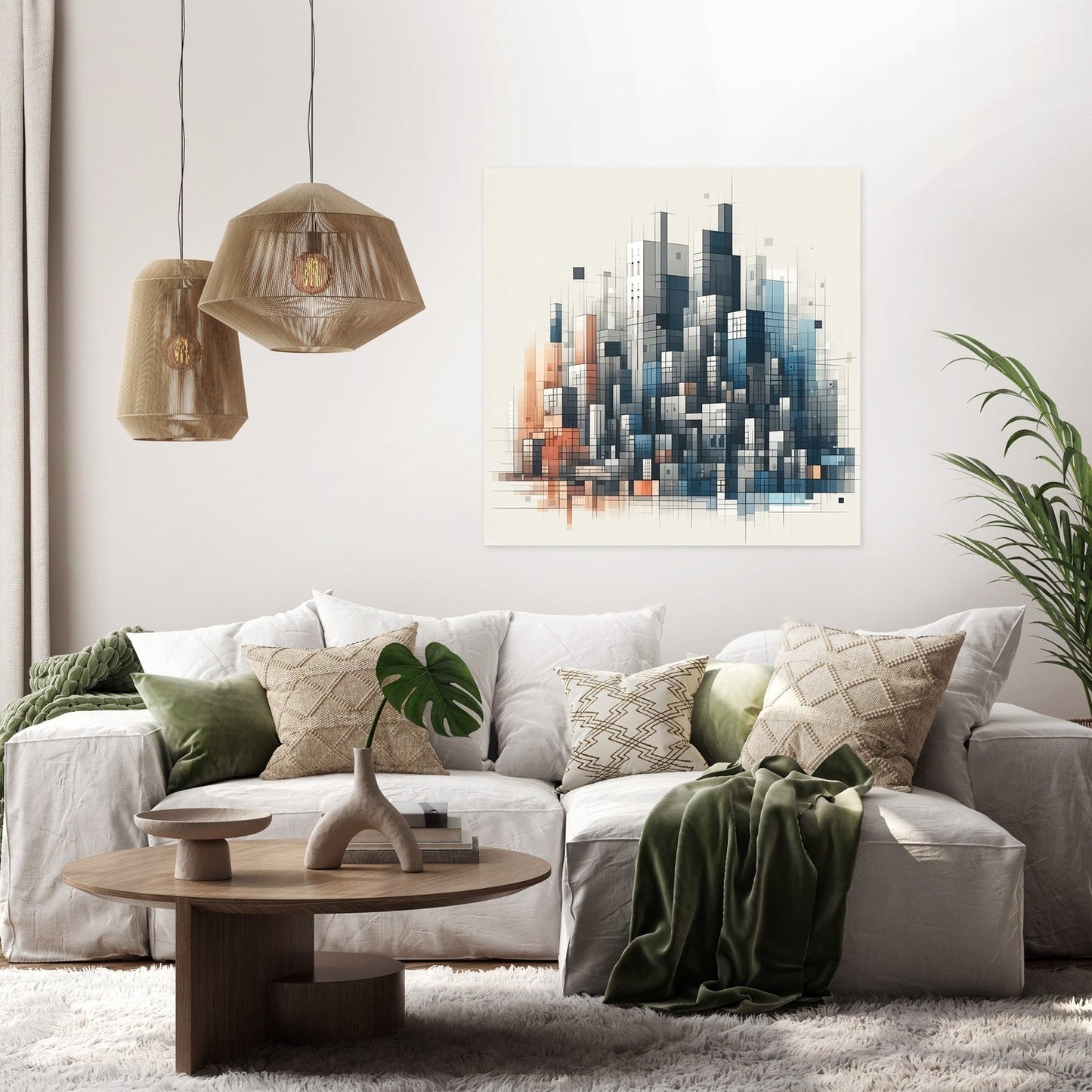 Cityscape Harmony Canvas