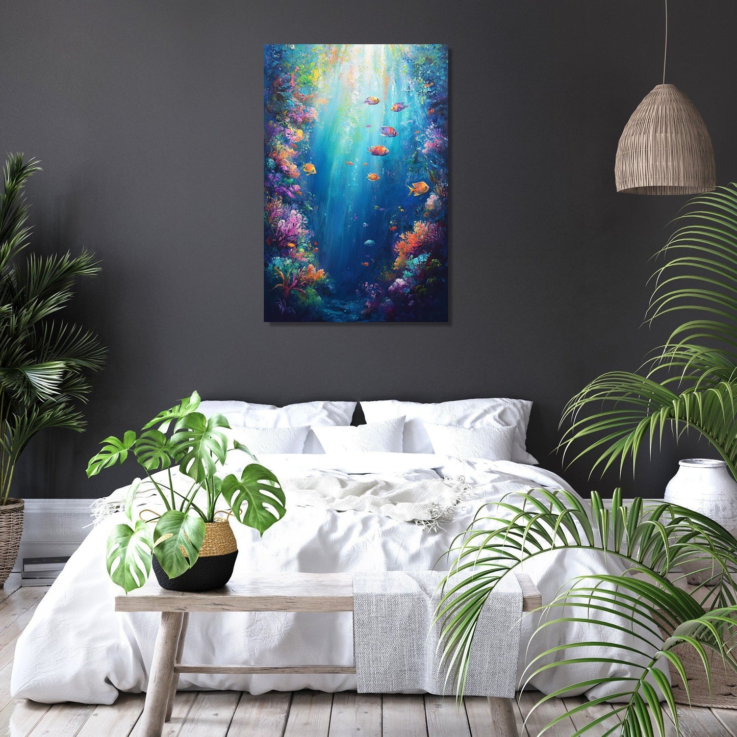 Twilight Reef Mystery Canvas