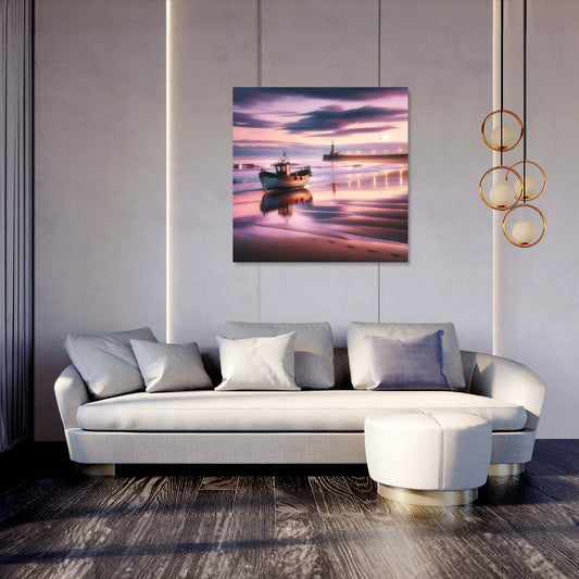 Newcastle Dusk Serenity Canvas
