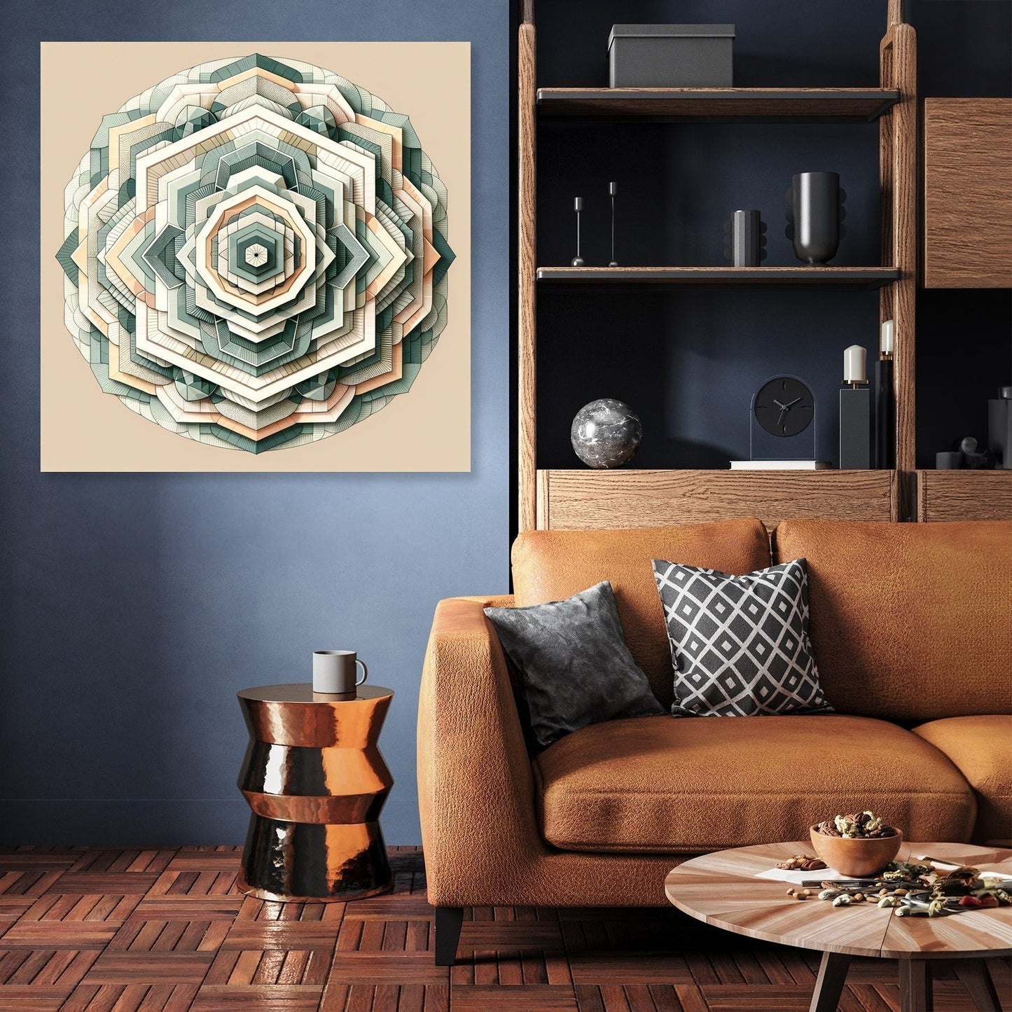 Spiral Serenity Canvas