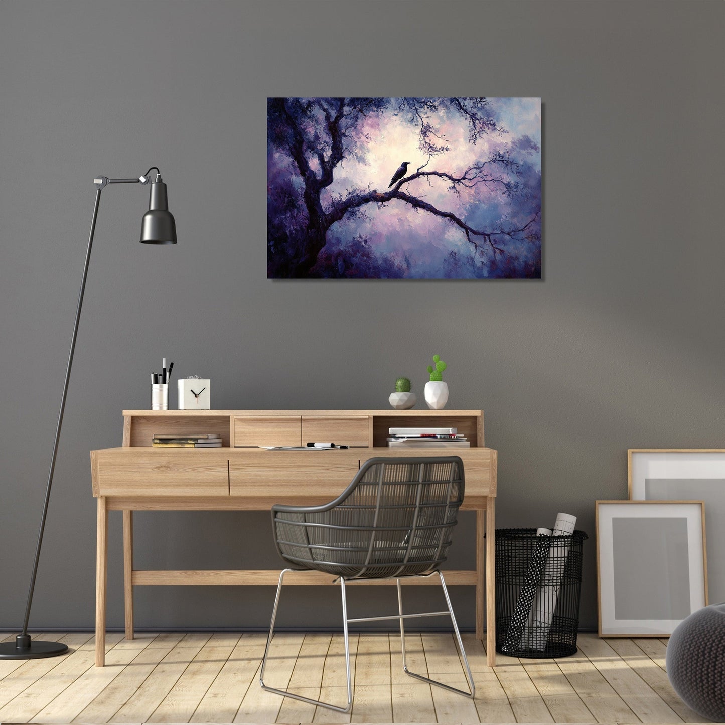 Raven's Solitude Canvas