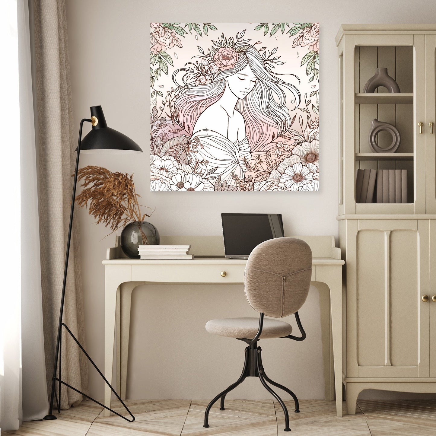 Floral Serenity Canvas
