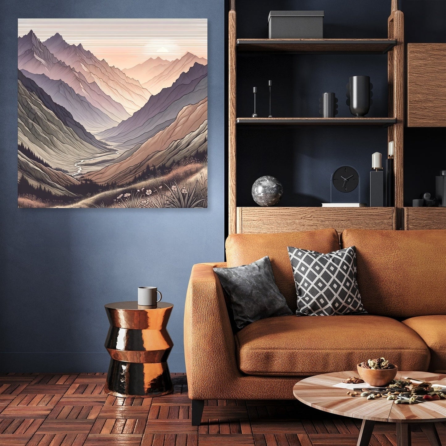 Sunrise Peaks Canvas