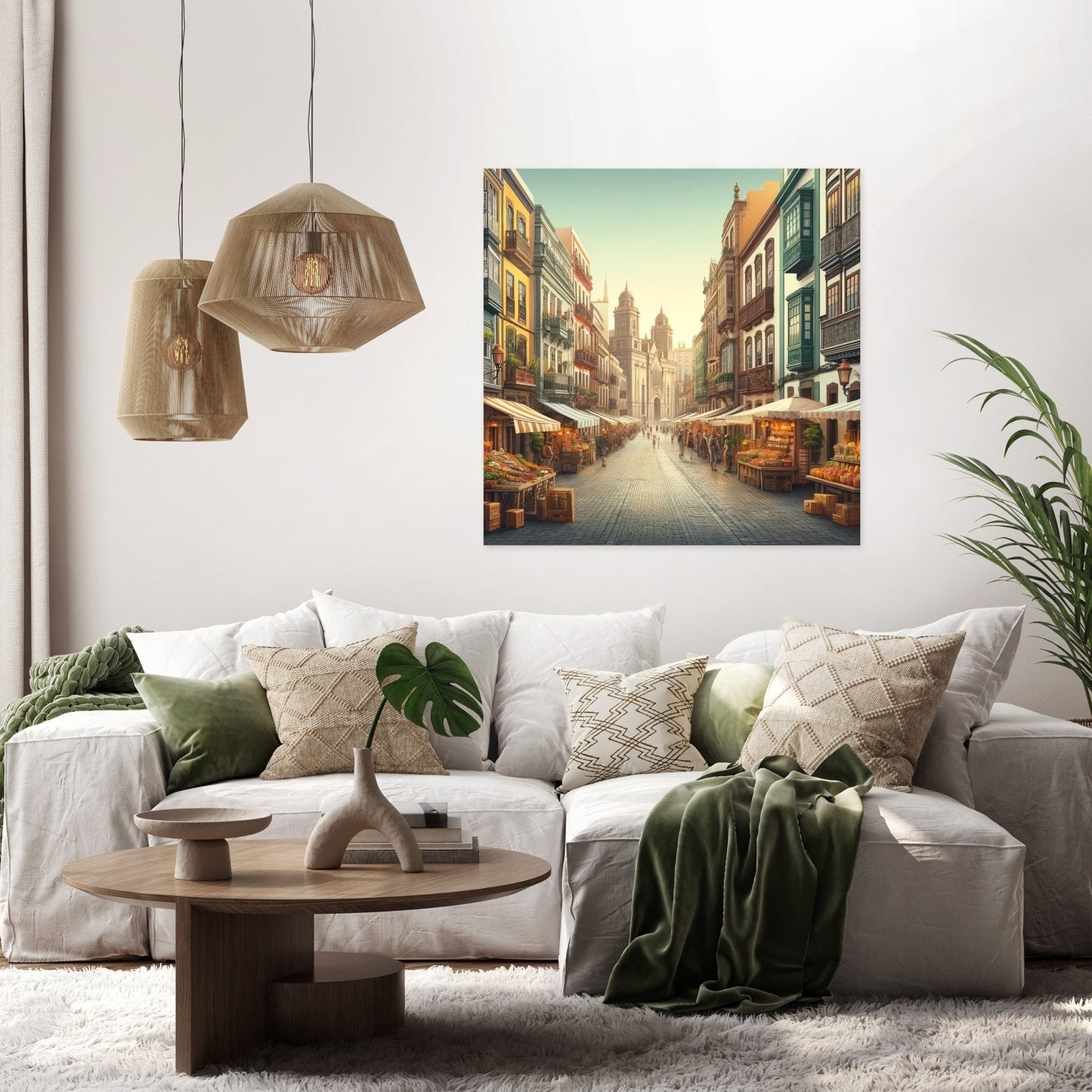 Vegueta District Canvas