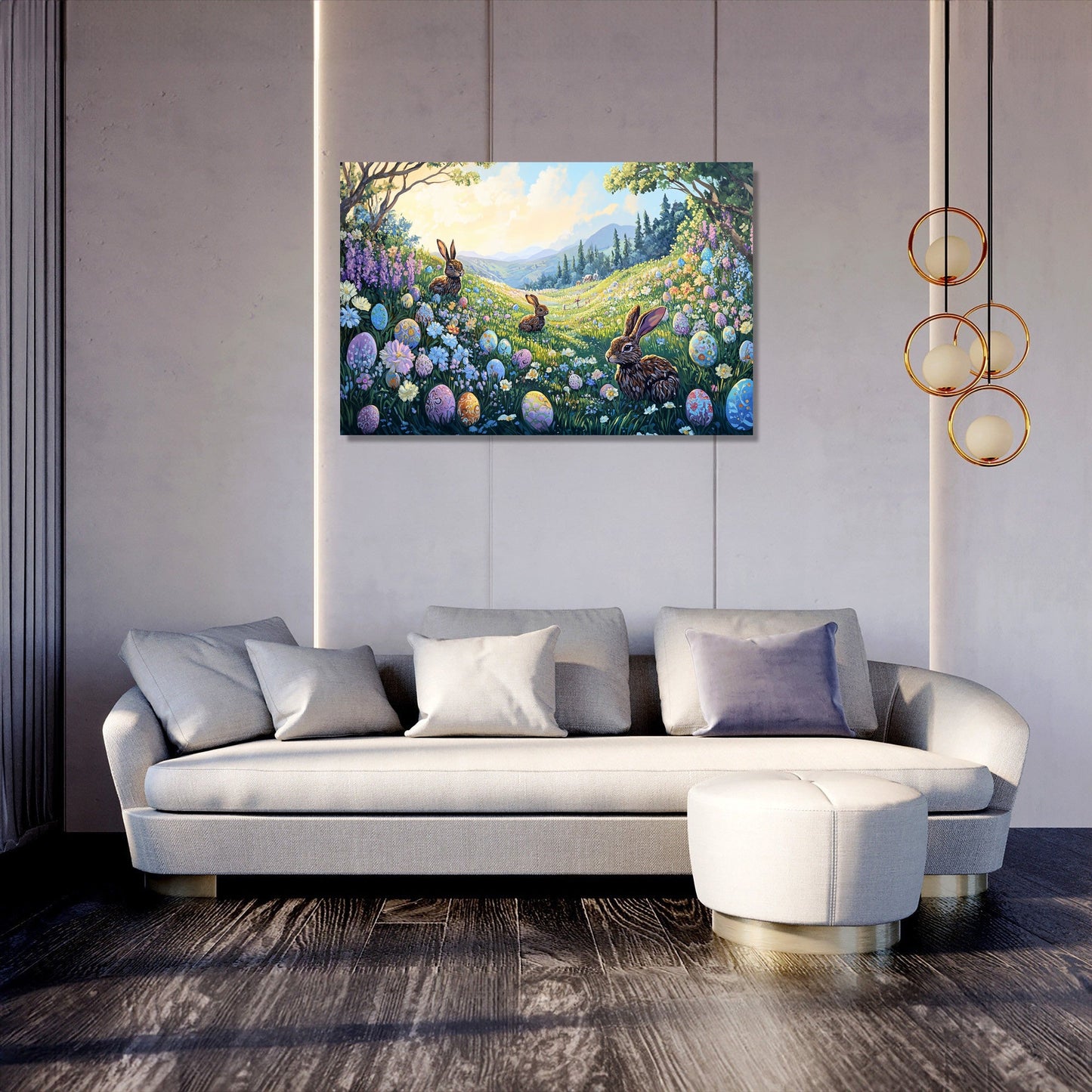 Easter Meadow Canvas