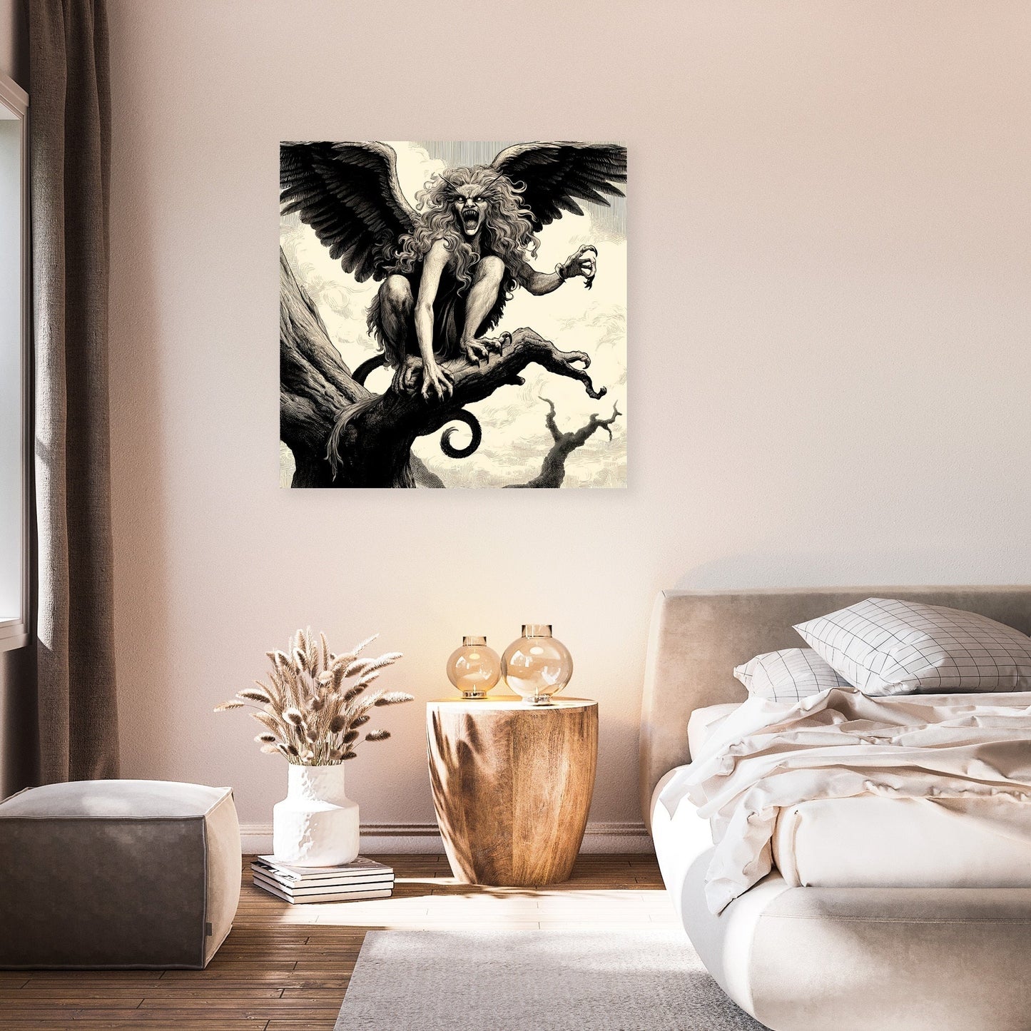 Storm Perch Harpie Canvas