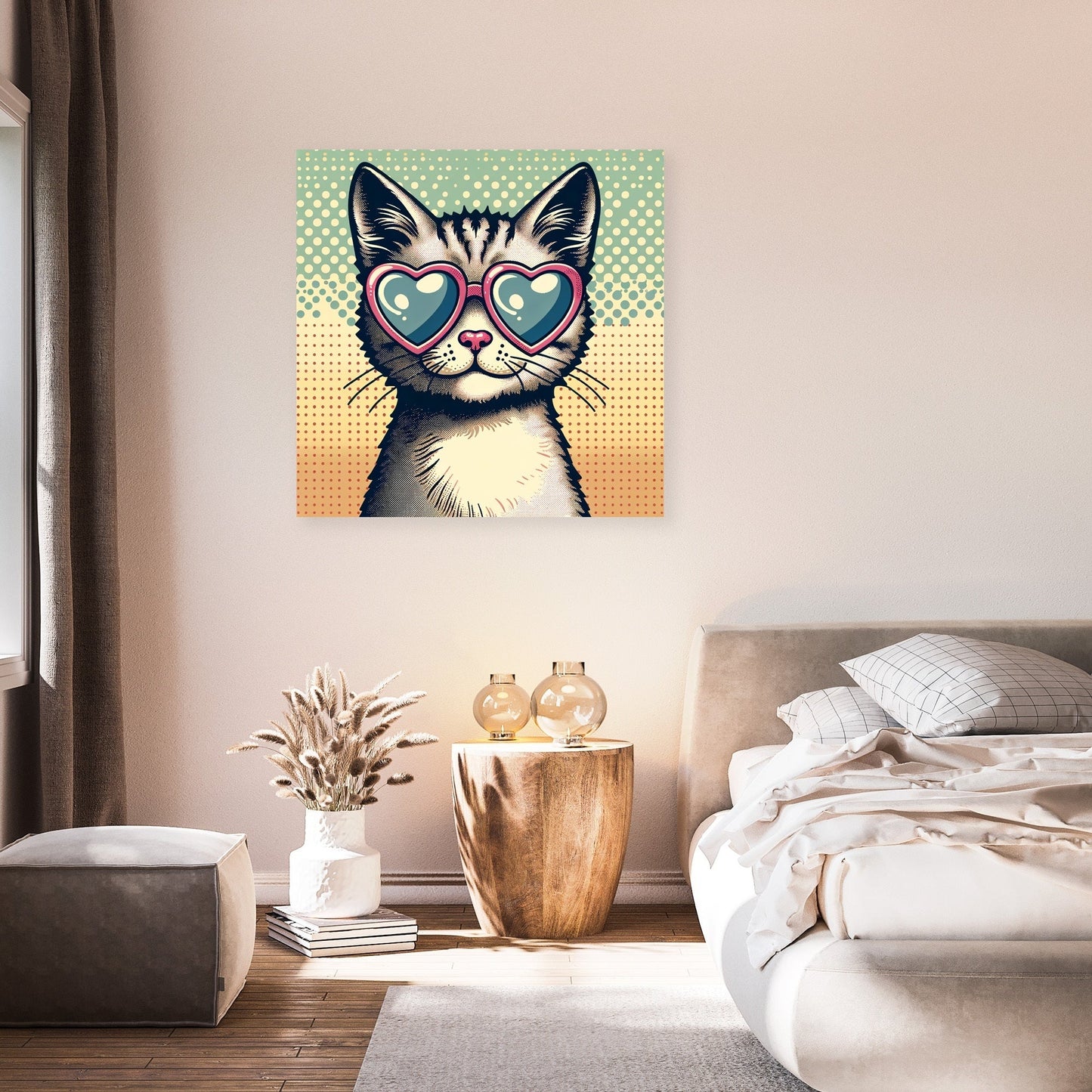 Cat Heart Canvas