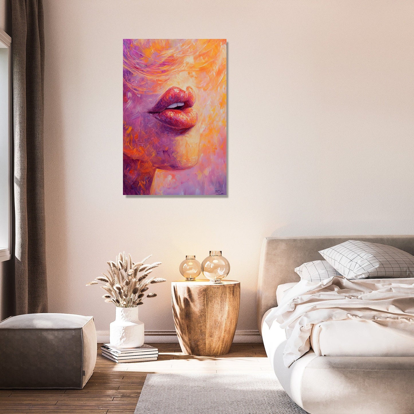 Passionate Lips Canvas
