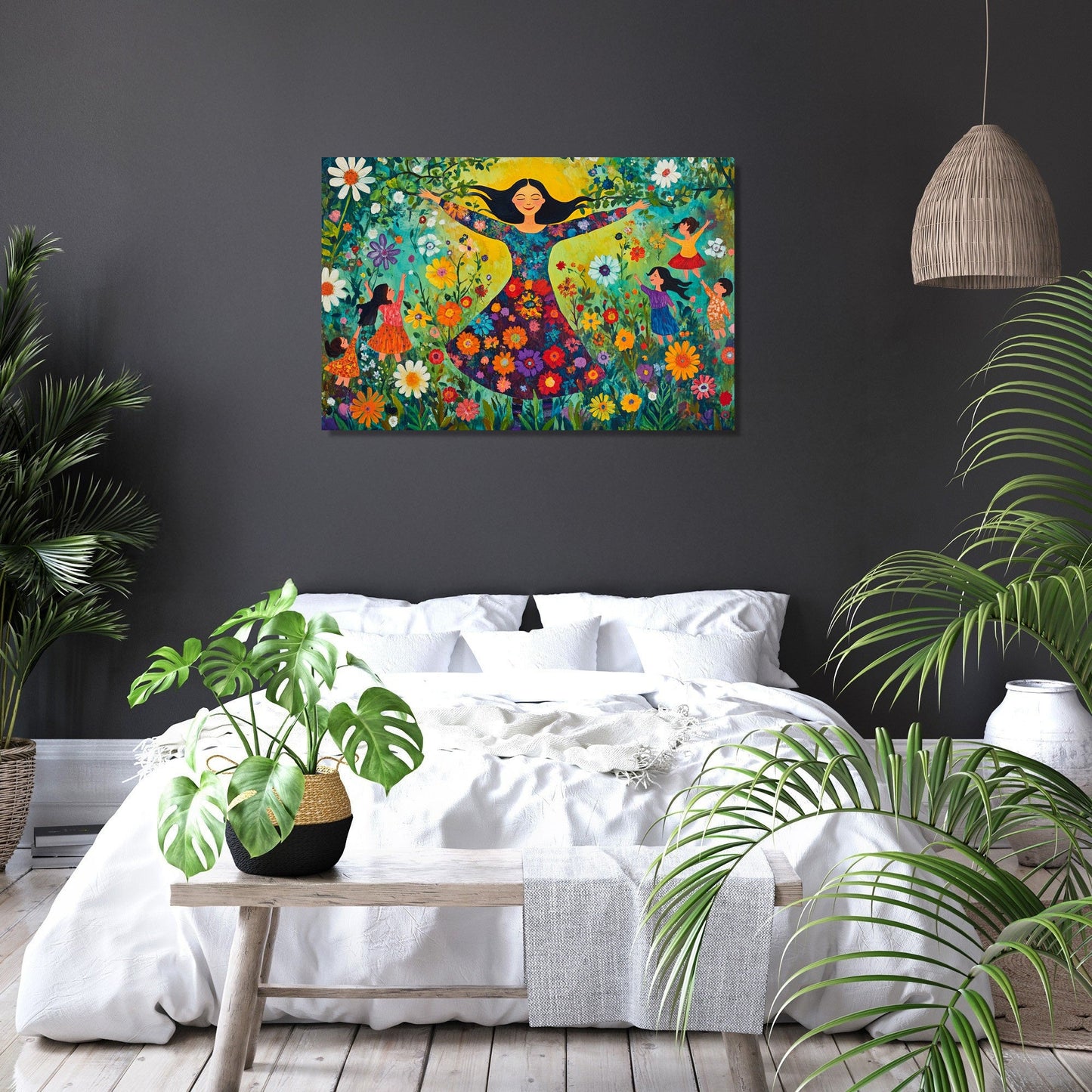 Maternal Garden Canvas