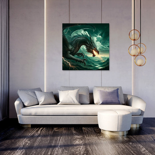 Fierce Dragon Canvas