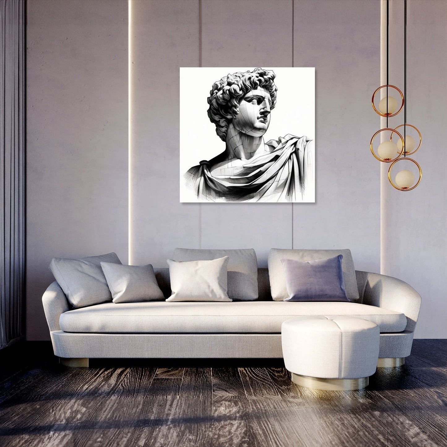 Marble Grace Canvas