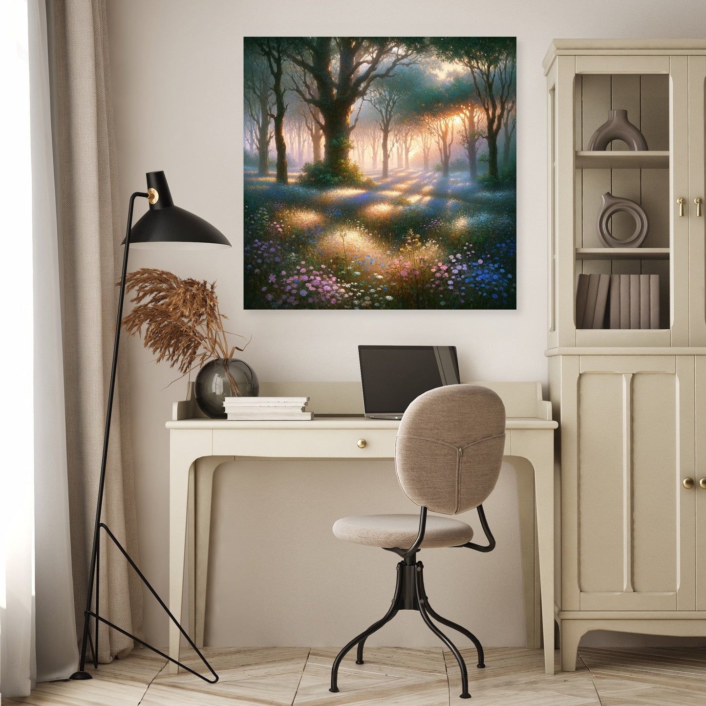 Dawn's Tranquil Glade Canvas