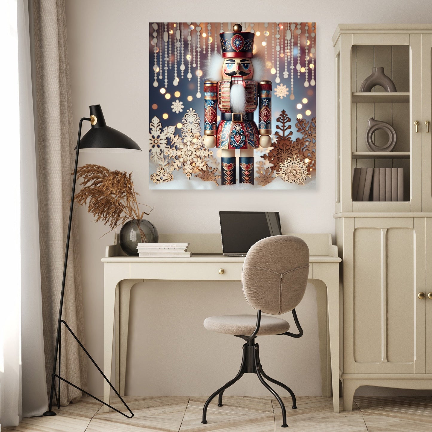 Enchanted Nutcracker Holiday Canvas