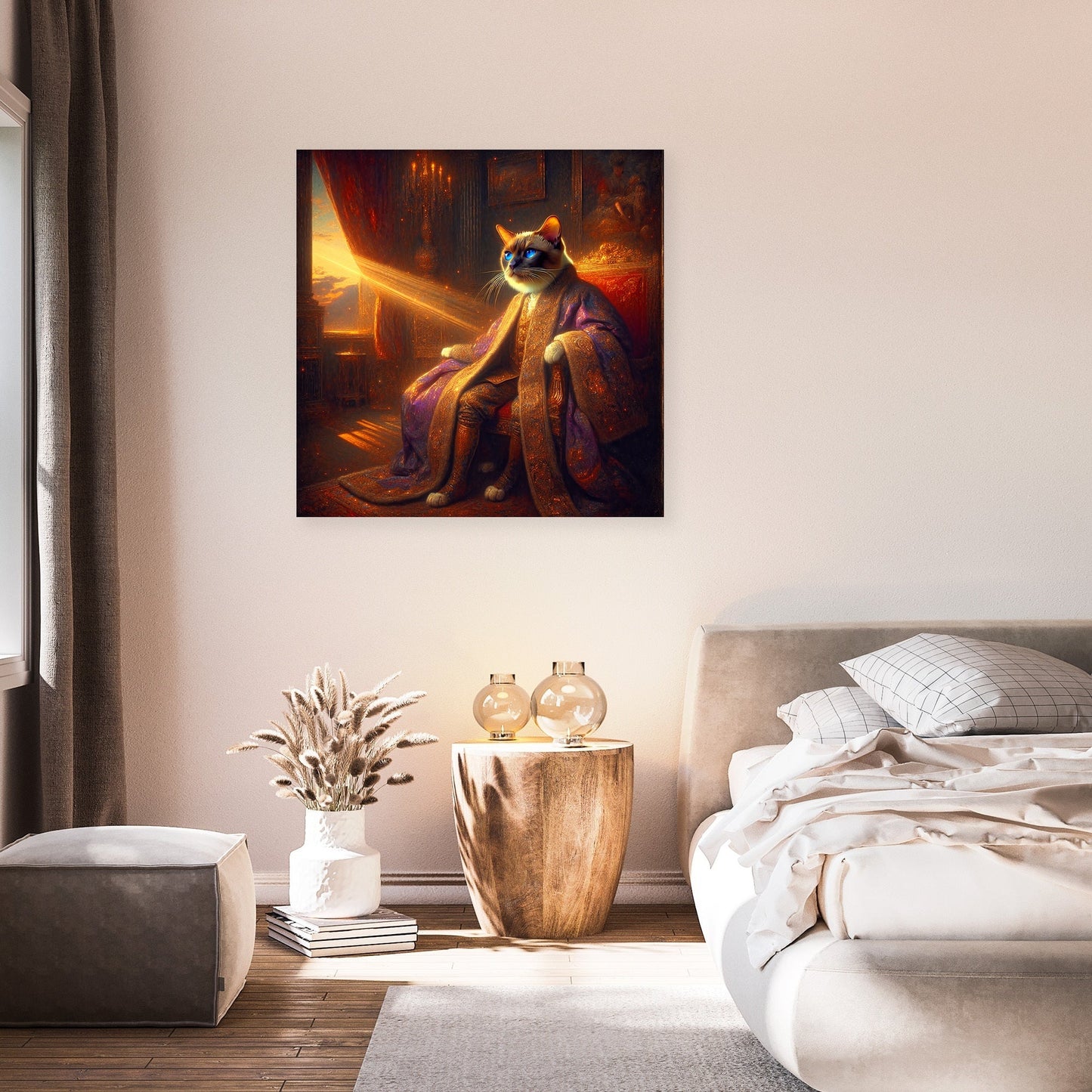 Regal Burmese Twilight Canvas