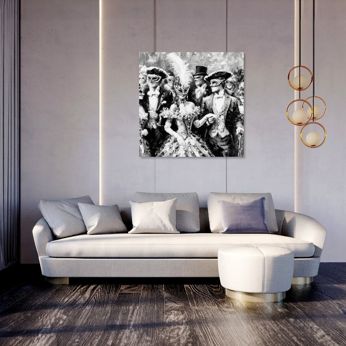 Masquerade Elegance Canvas