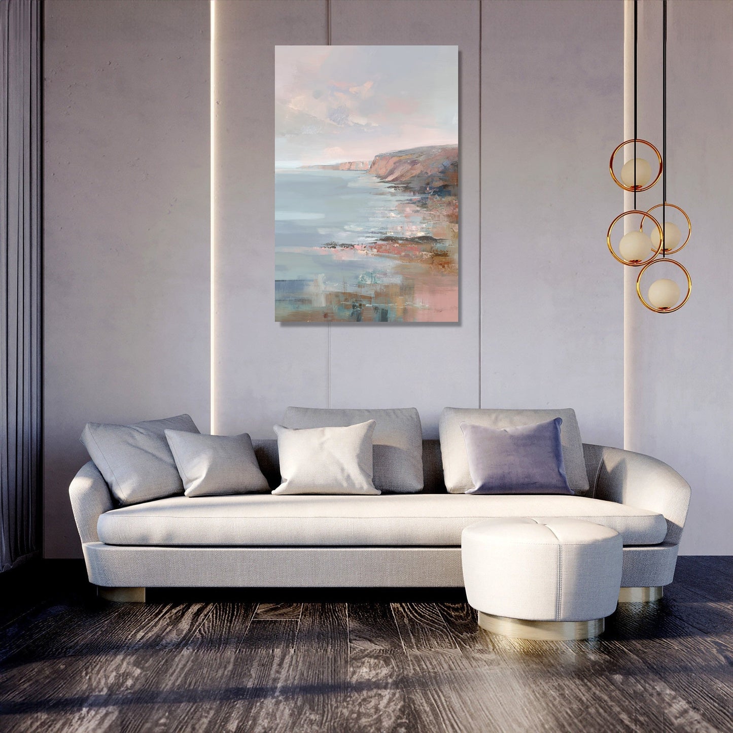 Rose Cliffs Canvas