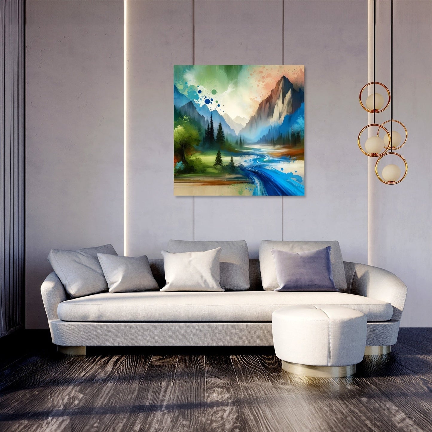 Tranquil Mountain Canvas