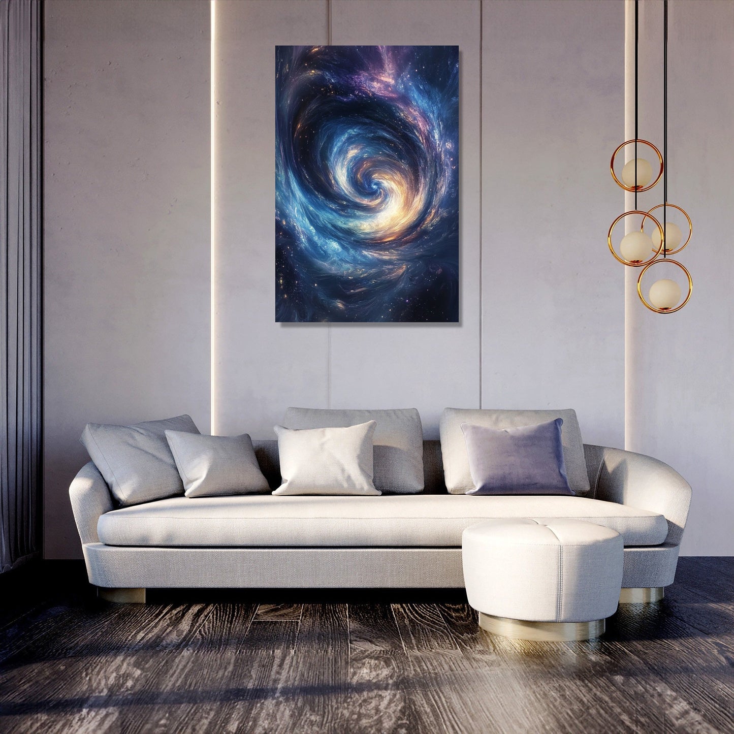 Cosmic Wormhole Canvas