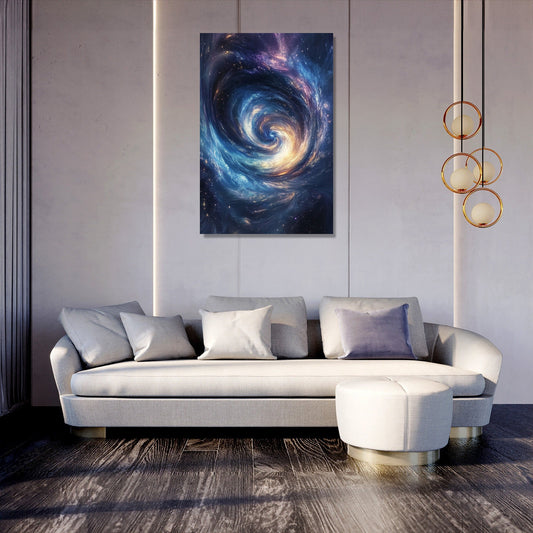 Cosmic Wormhole Canvas