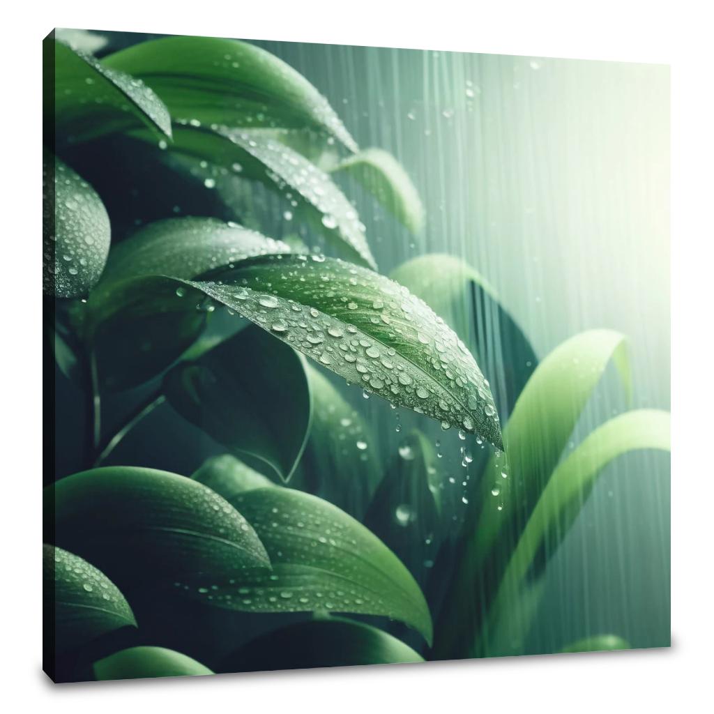 Raindrop Serenity Canvas