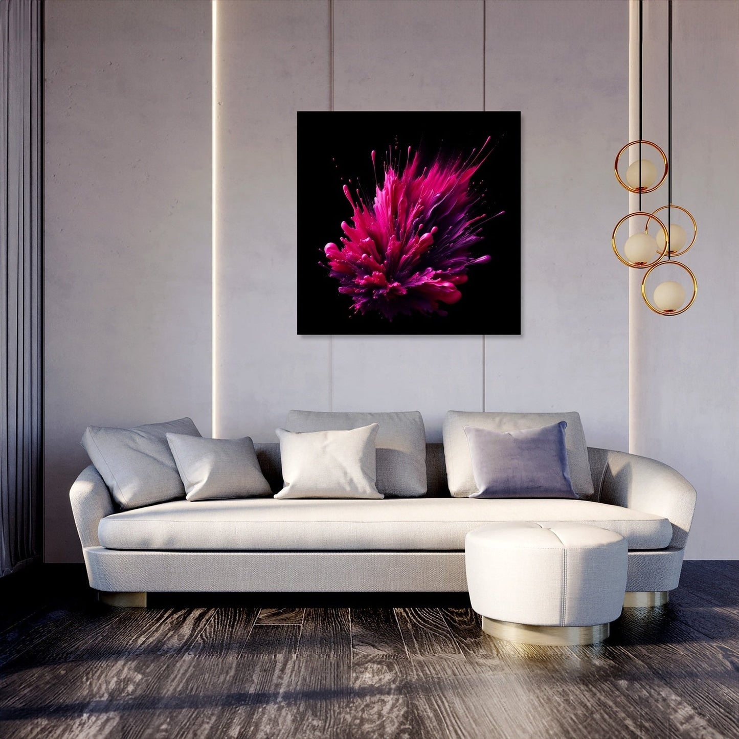 Magenta Energy Canvas