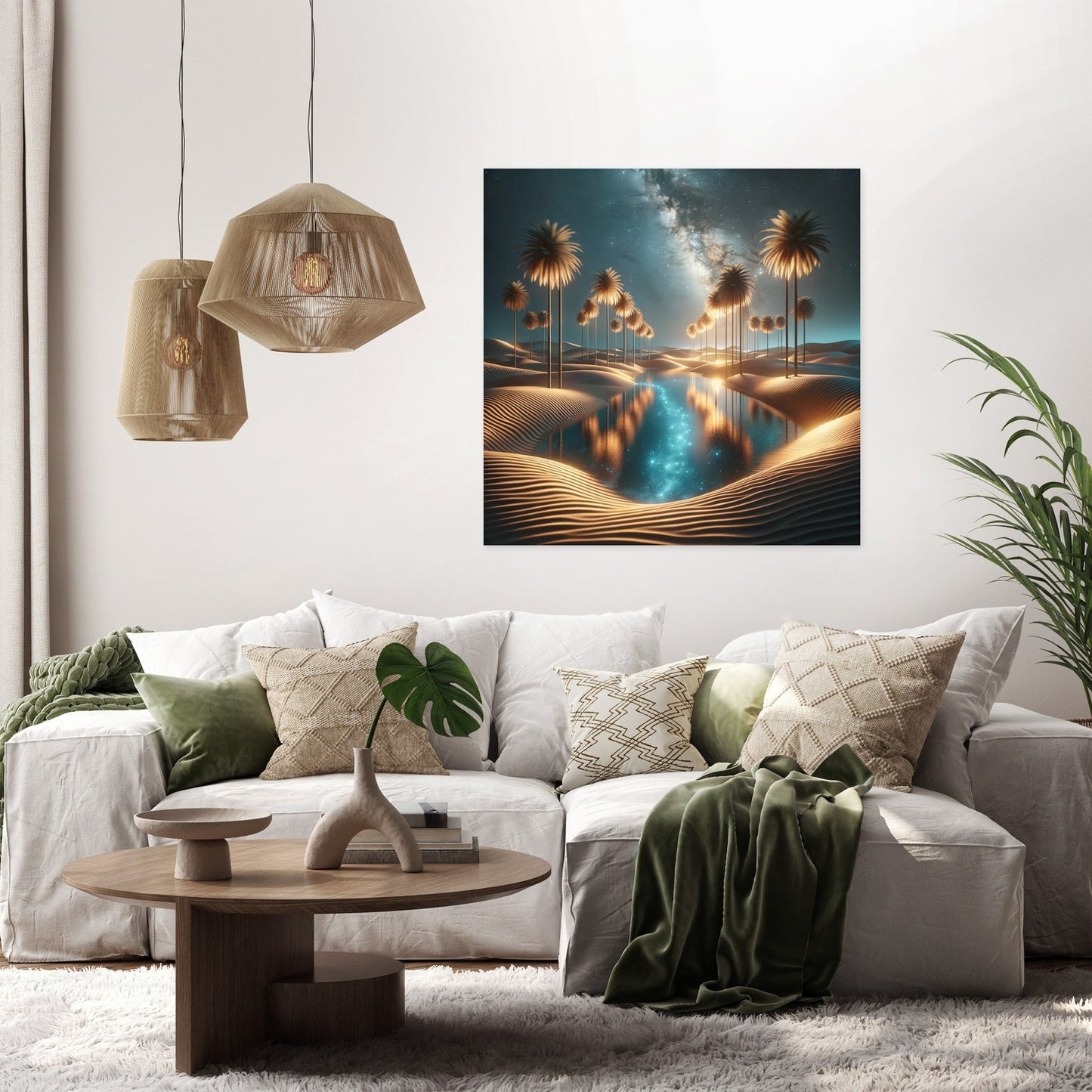 Starlight Oasis Canvas