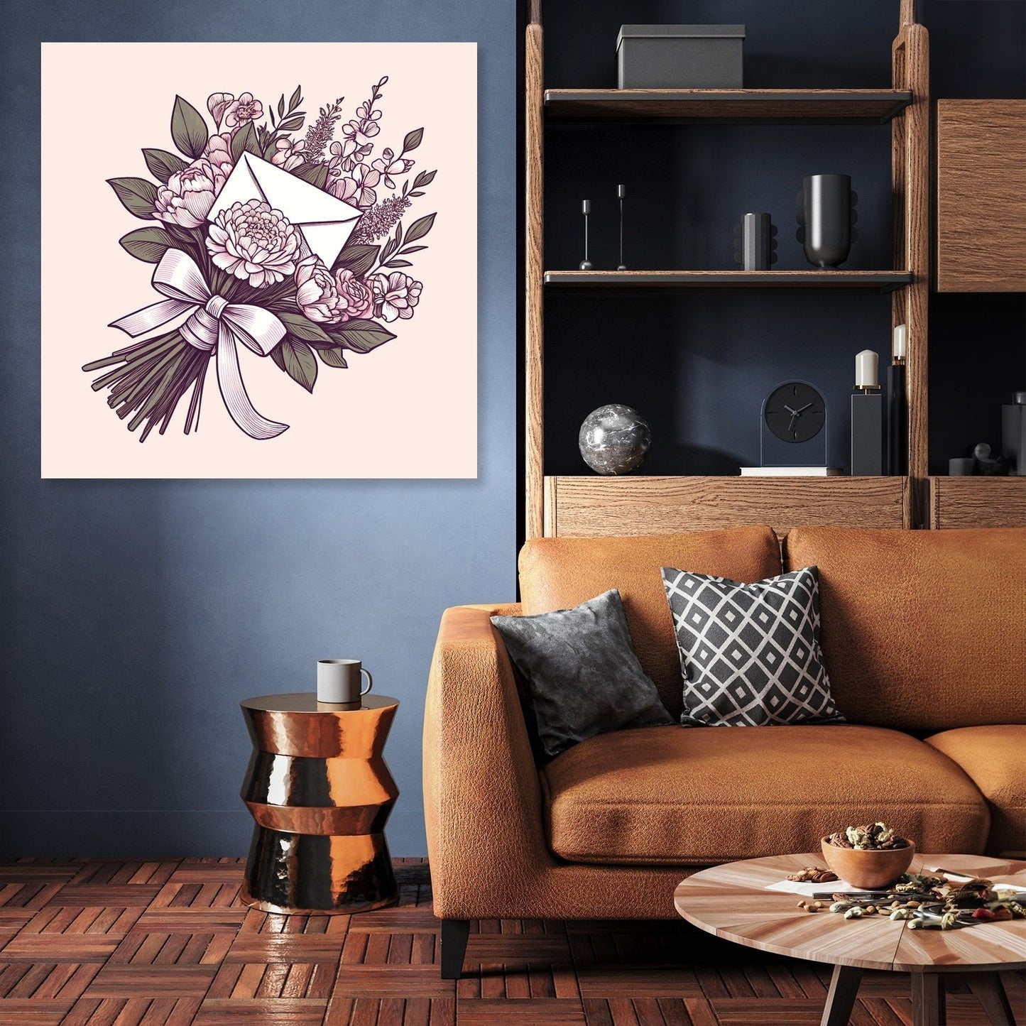 Romantic Bouquet Canvas