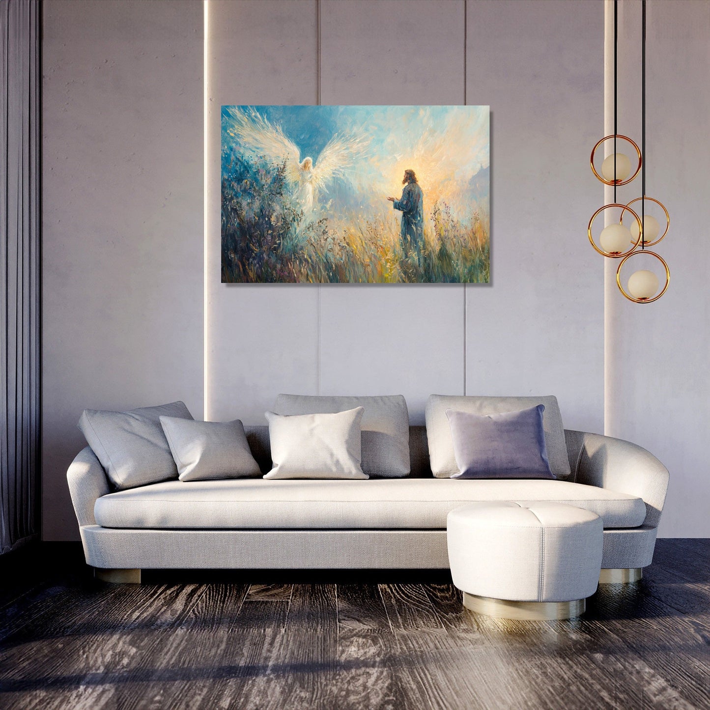 Saint David's Angelic Canvas