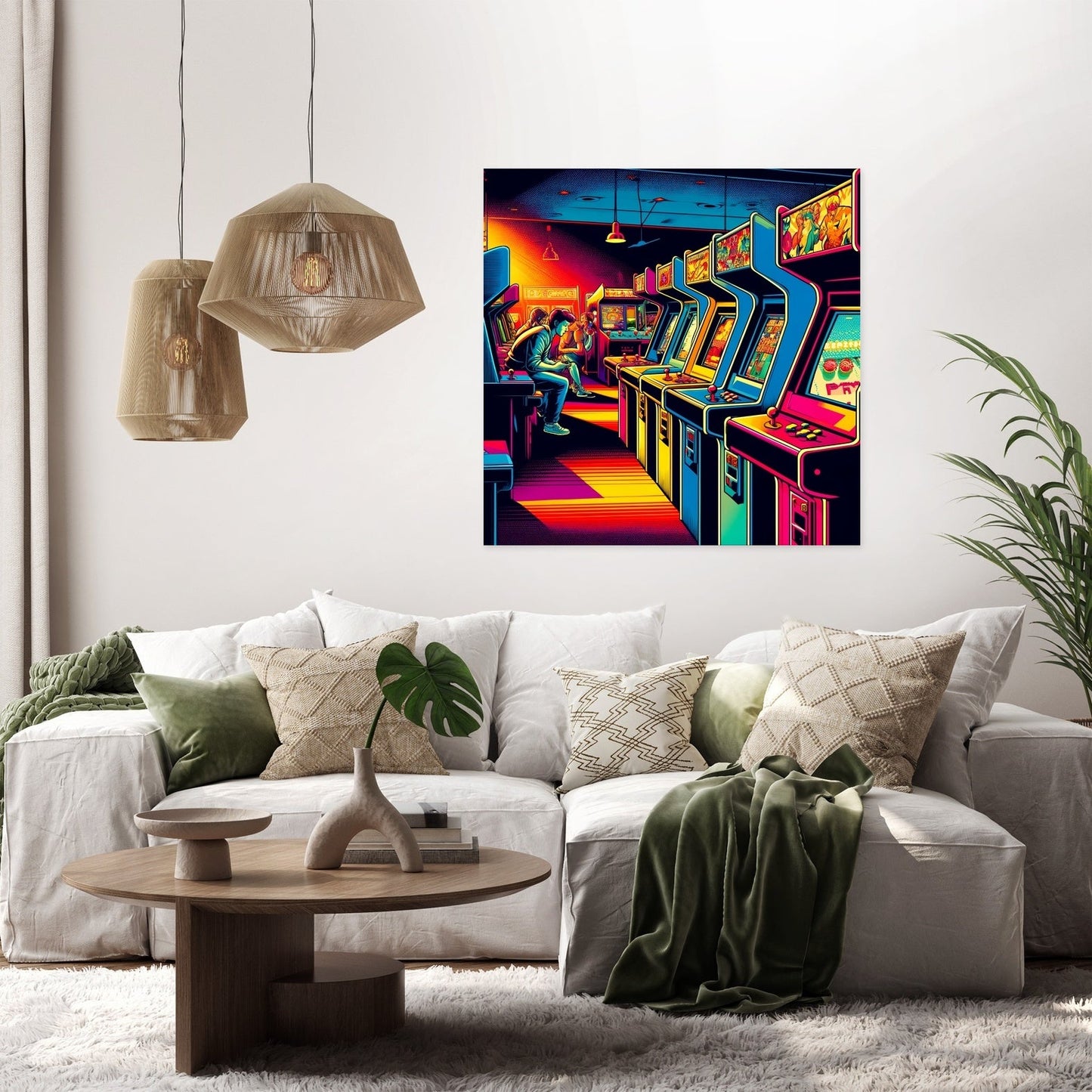 Arcade Retro Pop Canvas