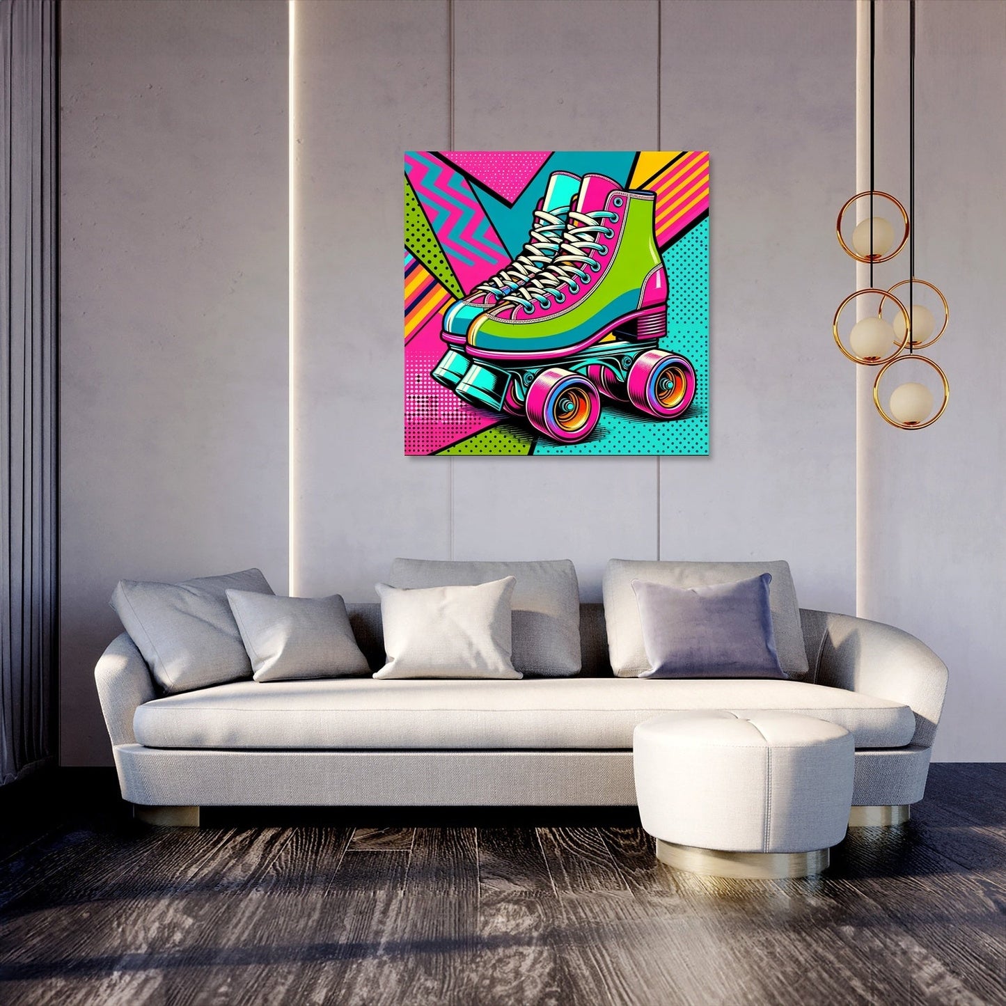 Retro Rollers Canvas