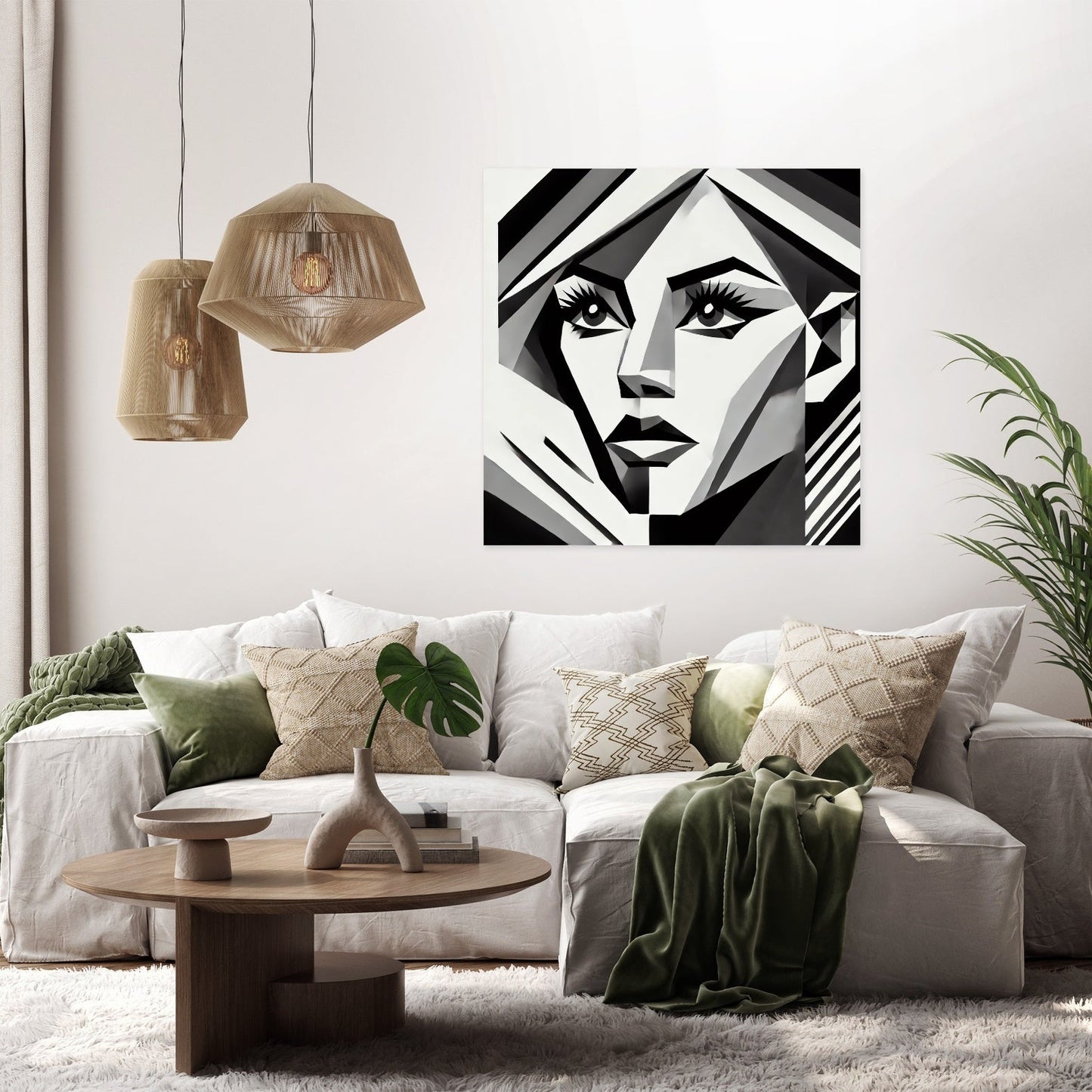 Geometric Elegance Canvas