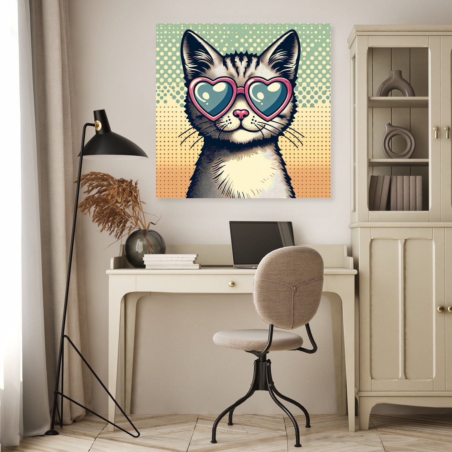 Cat Heart Canvas