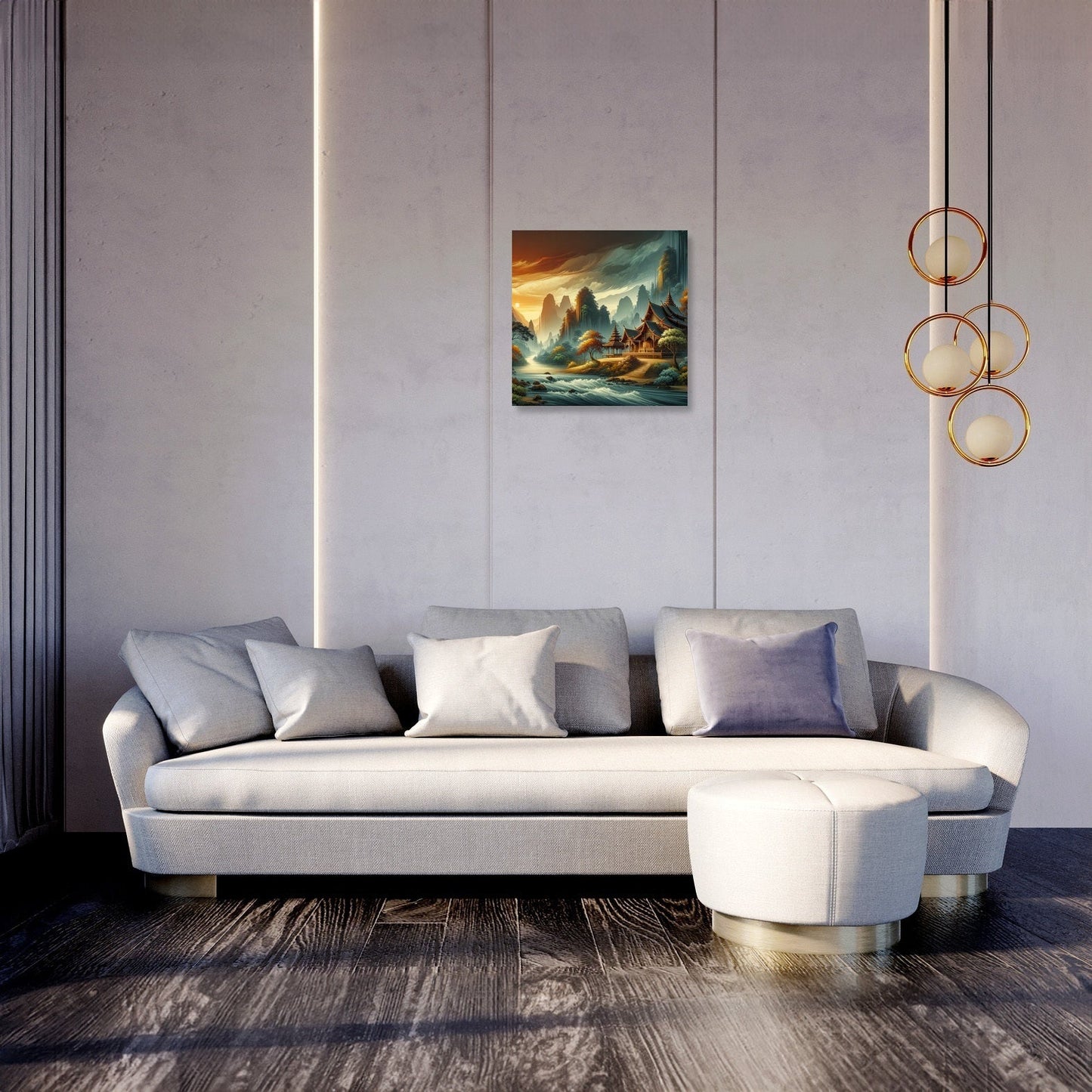 Spiritual Nature Fusion Canvas
