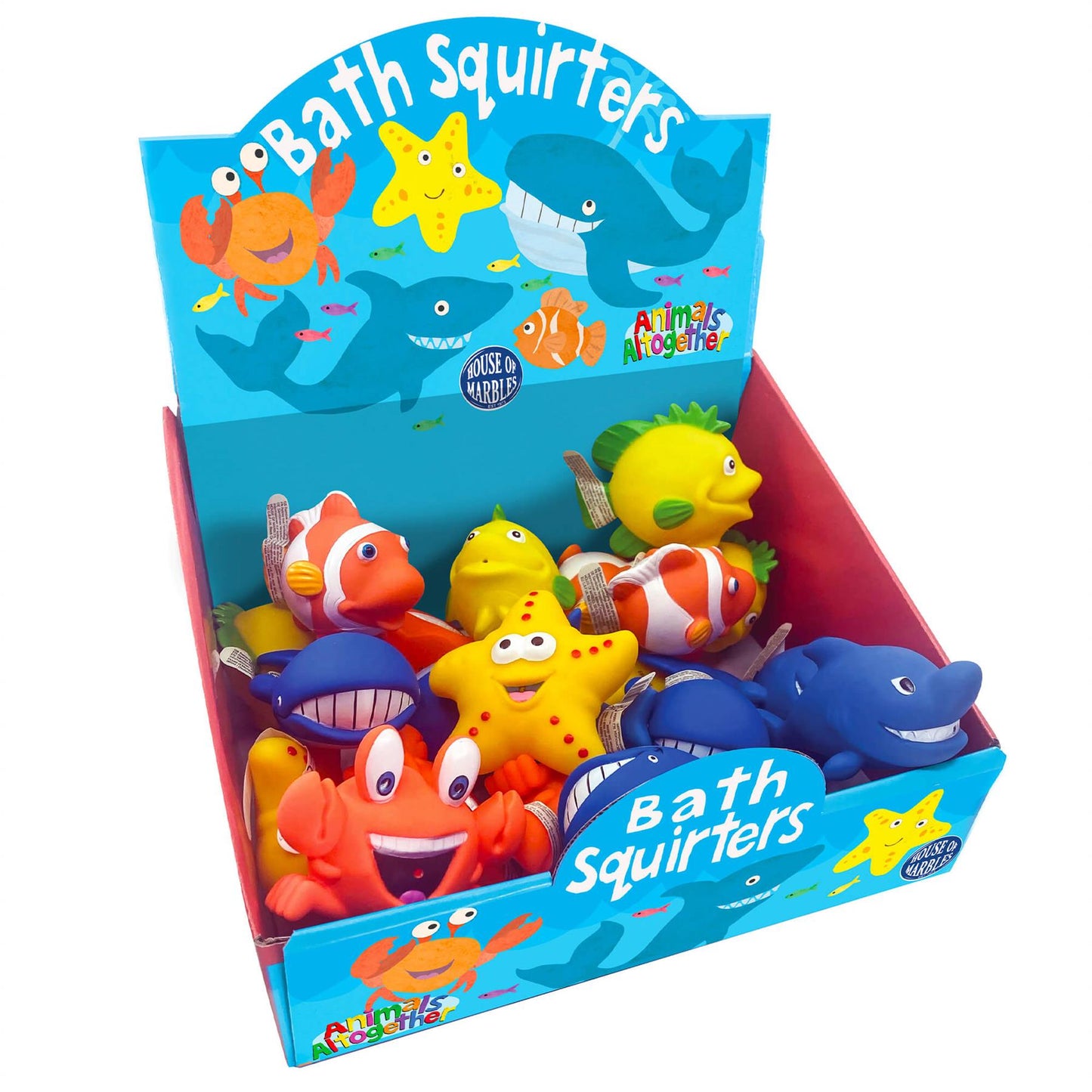 Children's Colourful Squirty Sealife Bath Toy (SINGLE) for All Ages