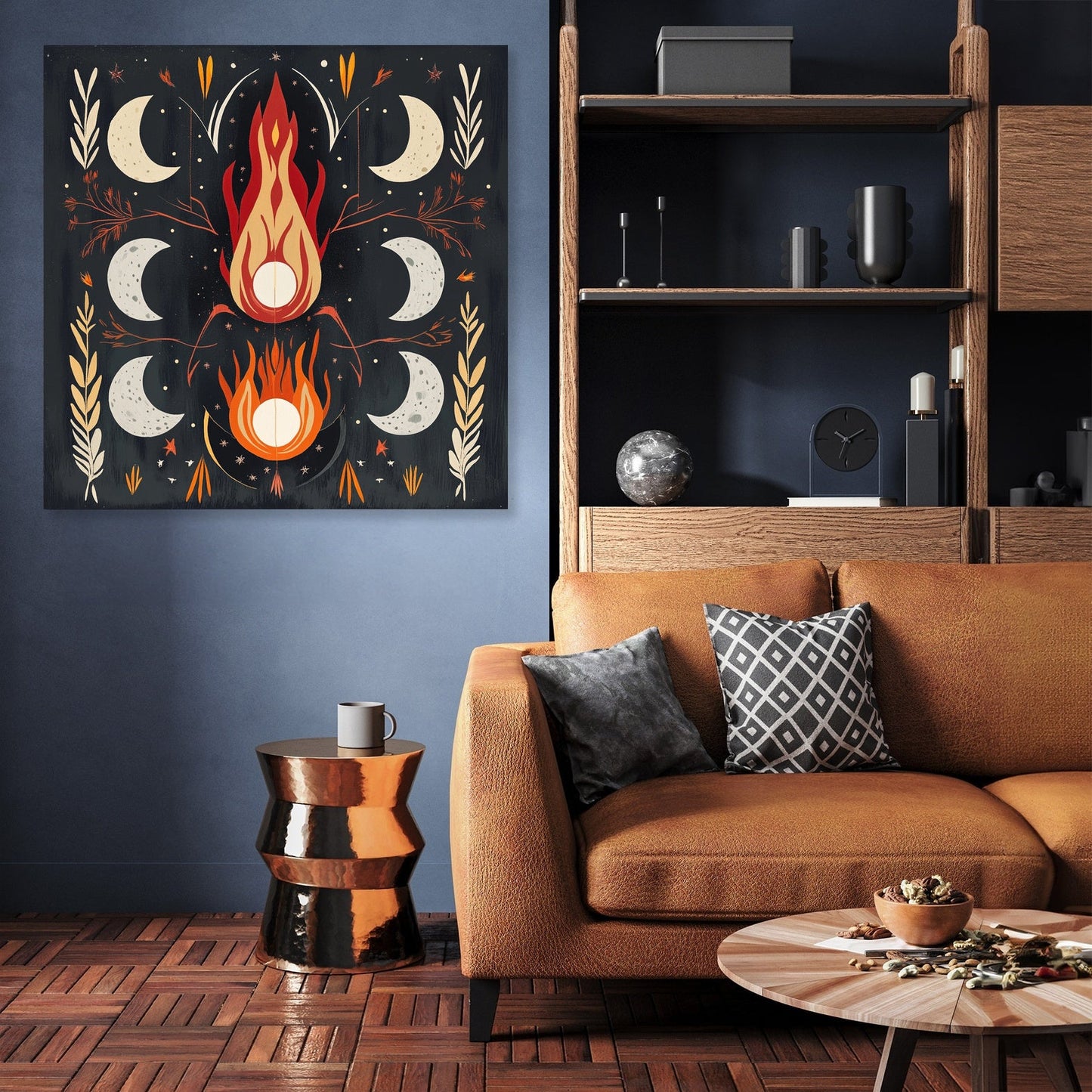 Lunar Fire Celebration Canvas
